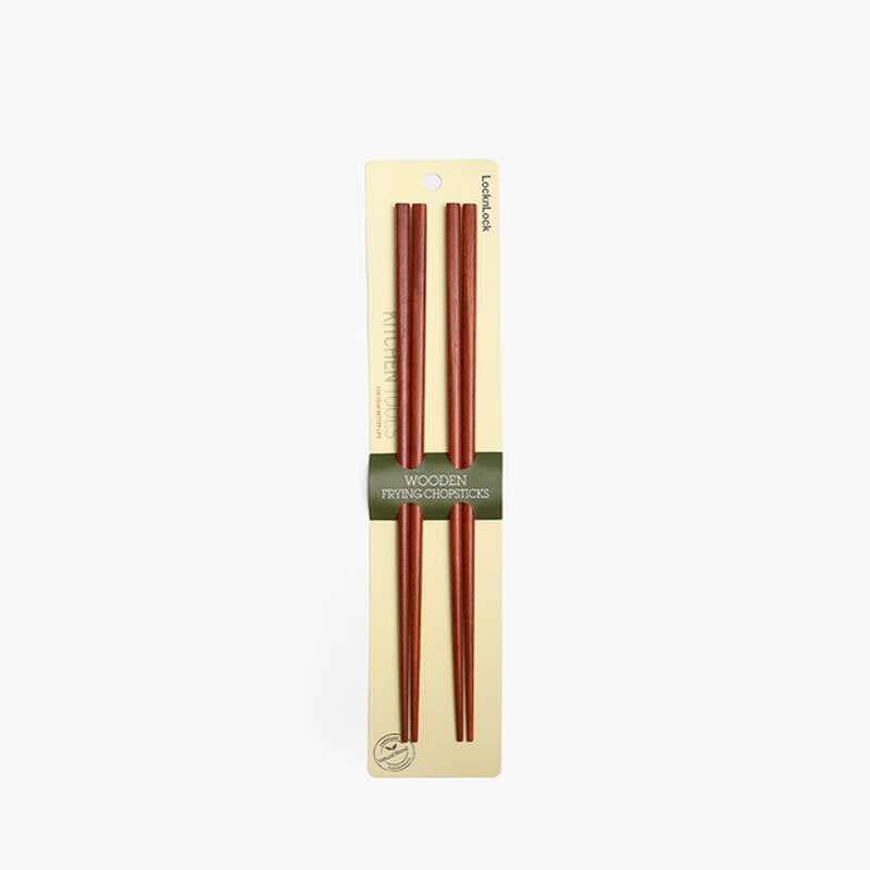 Bộ 2 Đôi Đũa Chiên Bằng Gỗ Rose Wood Dài 33cm - F00093, , large image number null